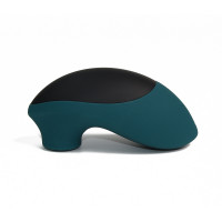 Вакуумный стимулятор для клитора Sweet Em, чёрно-зелёный