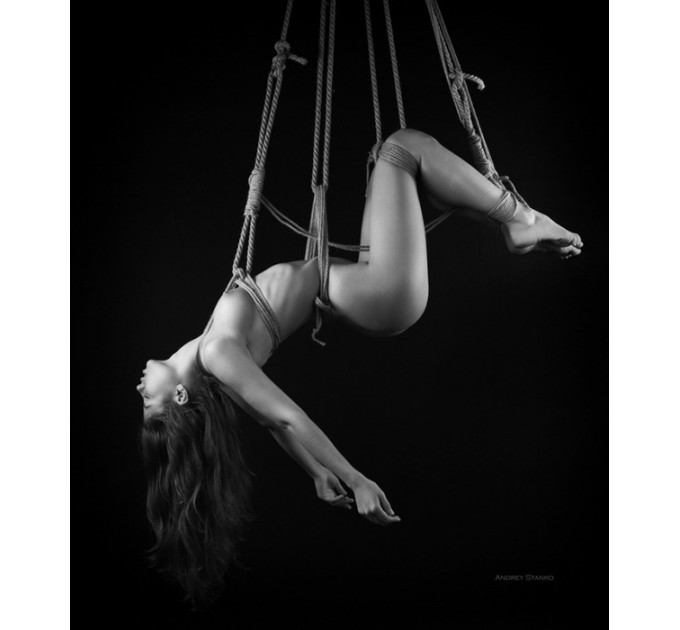 Мотузка для бондажу Star Night фіолетова, One Size