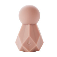 Вибратор для клитора в виде кристалла Sweet Em Velvet Lure, 10 режимов вибрации, розовый