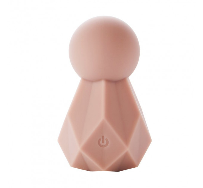 Вибратор для клитора в виде кристалла Sweet Em Velvet Lure, 10 режимов вибрации, розовый