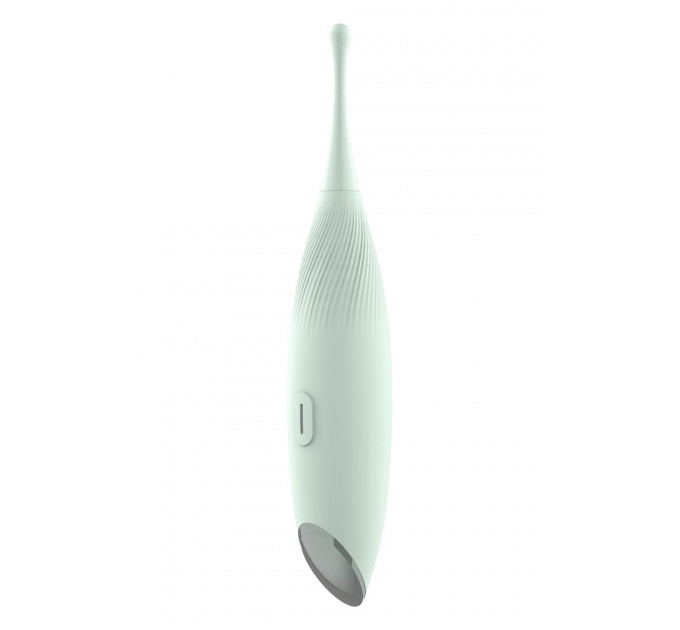 Вибратор для клиторальной стимуляции Dream Toys Glam Pin Point Stimulator, с двумя насадками, мятный