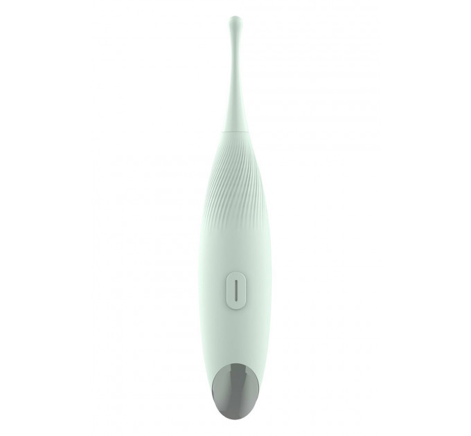Вибратор для клиторальной стимуляции Dream Toys Glam Pin Point Stimulator, с двумя насадками, мятный