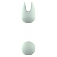 Вибратор для клиторальной стимуляции Dream Toys Glam Pin Point Stimulator, с двумя насадками, мятный Вибратор для клиторальной стимуляции Dream Toys Glam Pin Point Stimulator, с двумя насадками, мятный