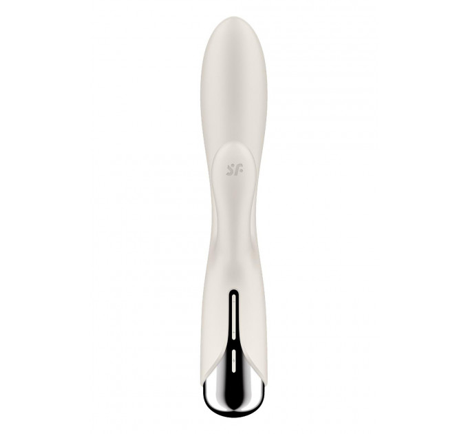 Вібратор для точки G Satisfyer Spinning Vibe 1 з ротацією, молочний