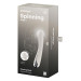 Вібратор для точки G Satisfyer Spinning Vibe 1 з ротацією, молочний
