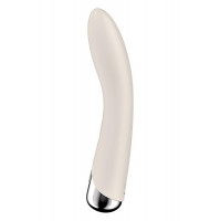 Вибратор для точки G Satisfyer Spinning Vibe 1 с ротацией, молочный