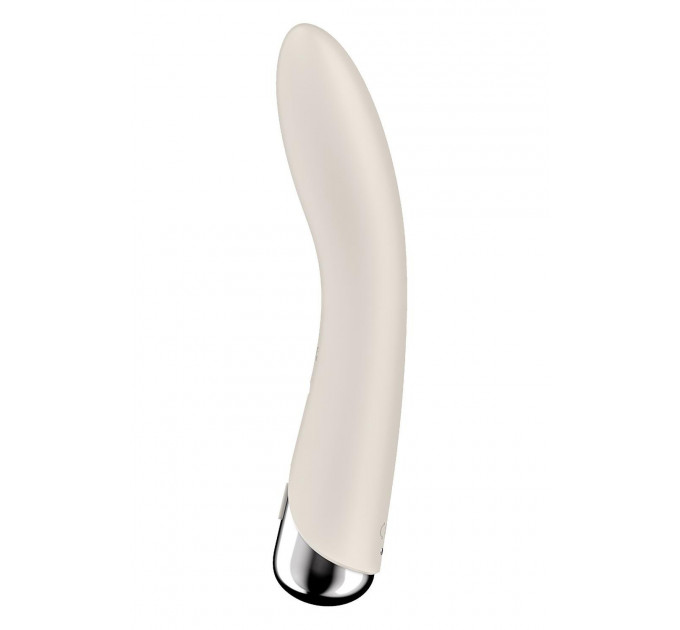 Вібратор для точки G Satisfyer Spinning Vibe 1 з ротацією, молочний