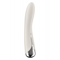 Вибратор для точки G Satisfyer Spinning Vibe 1 с ротацией, молочный
