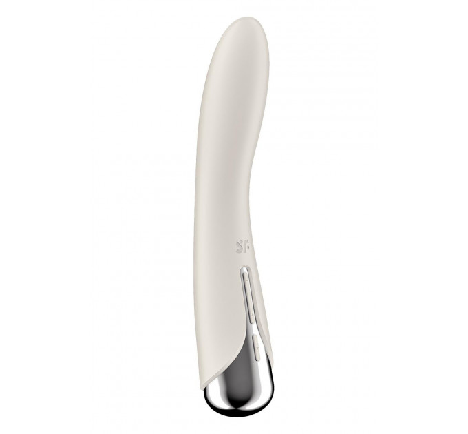 Вібратор для точки G Satisfyer Spinning Vibe 1 з ротацією, молочний