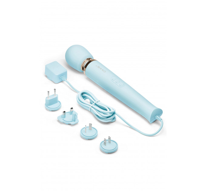 Вибратор микрофон Le Wand POWERFUL PLUG-IN, нежно голубой