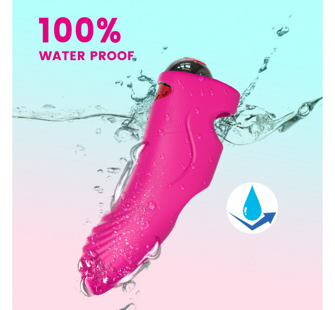 Вибратор на палец Aurora pink