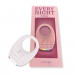 Вибрационное эрекционное кольцо Every Night Toys с подсветкой, белое