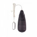 Вибропуля серебристая Chisa Hi-Basic Be Mine Bullet Vibrator на черном пульте управления