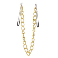 Зажимы-пинцеты на соски Lucky Bay Nipple play на золотой цепочке