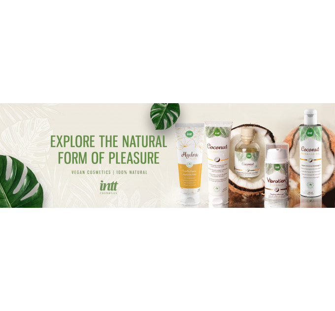 Жидкий вибратор Intt Vibration Coconut NEW 100% Vegan 15 мл