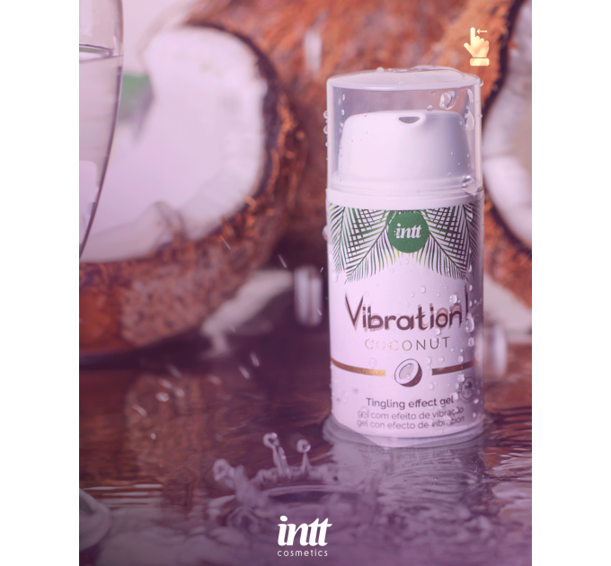 Жидкий вибратор Intt Vibration Coconut NEW 100% Vegan 15 мл