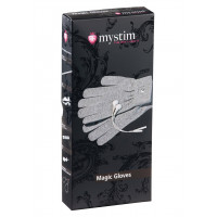 Перчатки для электростимуляции Mystim Magic Gloves серые