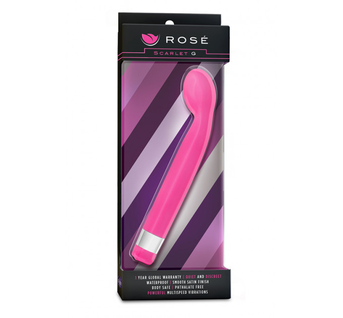 Вибромассажер ROSE - SCARLET G, PINK