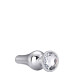DT21824 Анальная пробка конической формы Dream Toys GLEAMING LOVE SILVER PLEASURE PLUG M