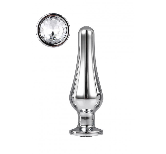 DT21824 Анальная пробка конической формы Dream Toys GLEAMING LOVE SILVER PLEASURE PLUG M