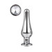 DT21824 Анальная пробка конической формы Dream Toys GLEAMING LOVE SILVER PLEASURE PLUG M