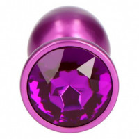 Анальная пробка фиолетовая Purple Teardro