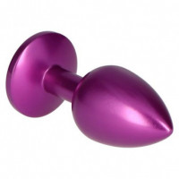 Анальная пробка фиолетовая Purple Teardro