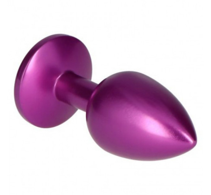 Анальная пробка фиолетовая Purple Teardro