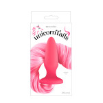 Анальная пробка с хвостом пони, Unicorn Tails, NS Novelties pink