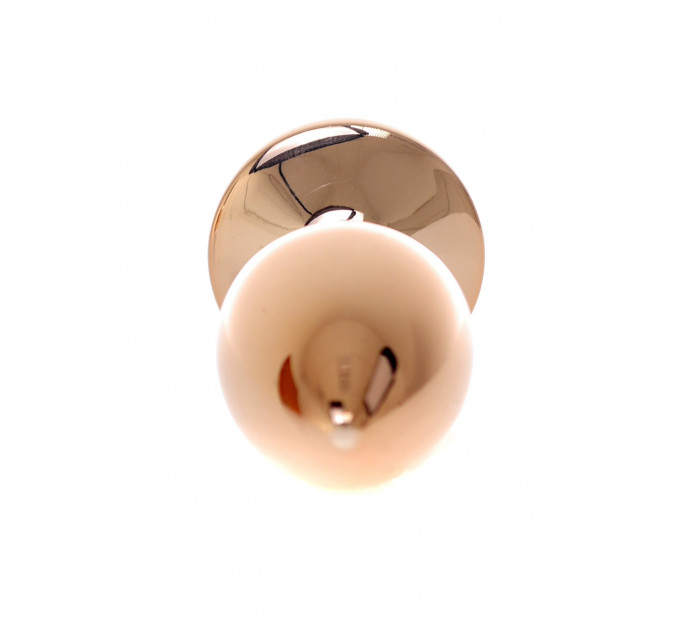 Анальная пробка с розовой розочкой Plug-Jewellery Red Gold PLUG ROSE- Pink