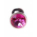 Анальная пробка S с розовым камнем Boss of toys Jewellery