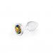 Анальная пробка стеклянная с кристаллом NS Novelties Crystal Desires Rainbow Gem прозрачный, Mini