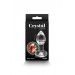 Анальна скляна пробка з кристалом NS Novelties Crystal Desires Rainbow Gem прозорий, Mini