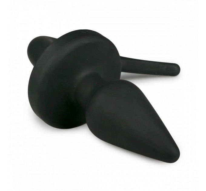 Анальная пробка силиконовая с имитацией собачьего хвоста Easytoys Dog Tail Plug 30 см, черная
