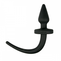 Анальная пробка силиконовая с имитацией собачьего хвоста Easytoys Dog Tail Plug 30 см, черная Анальная пробка силиконовая с имитацией собачьего хвоста Easytoys Dog Tail Plug 30 см, черная