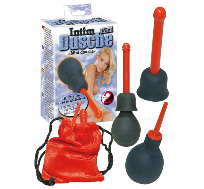 Анальный душ с тремя насадками You2Toys CN MIni Intimate Douche