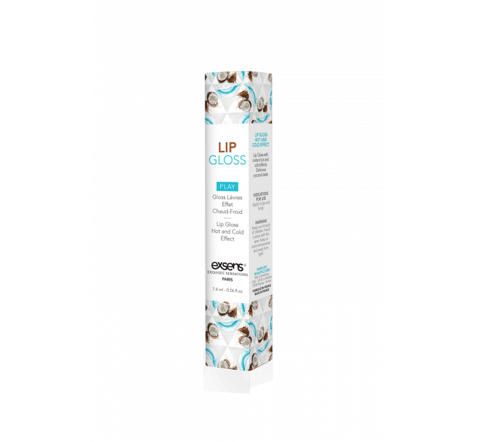 Блиск для оральних ласок EXSENS HOT KISS LIP GLOSS COCONUT 7,4ML
