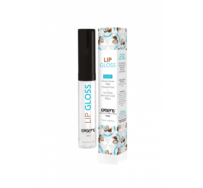 Блиск для оральних ласок EXSENS HOT KISS LIP GLOSS COCONUT 7,4ML