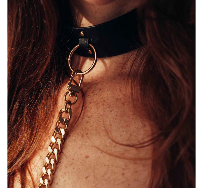 Чокер Bijoux Indiscrets MAZE - Wide Chocker Black