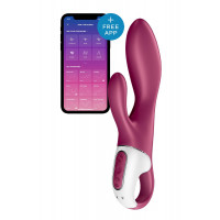 Двойной смарт вибратор с функцией нагрева Satisfyer Heated Affair Connect App розовый