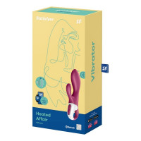 Подвійний смарт вібратор з функцією нагріву Satisfyer Heated Affair Connect App рожевий