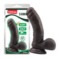Фаллоимитатор коричневый Chisa Fashion Dude 7 Cock на присоске