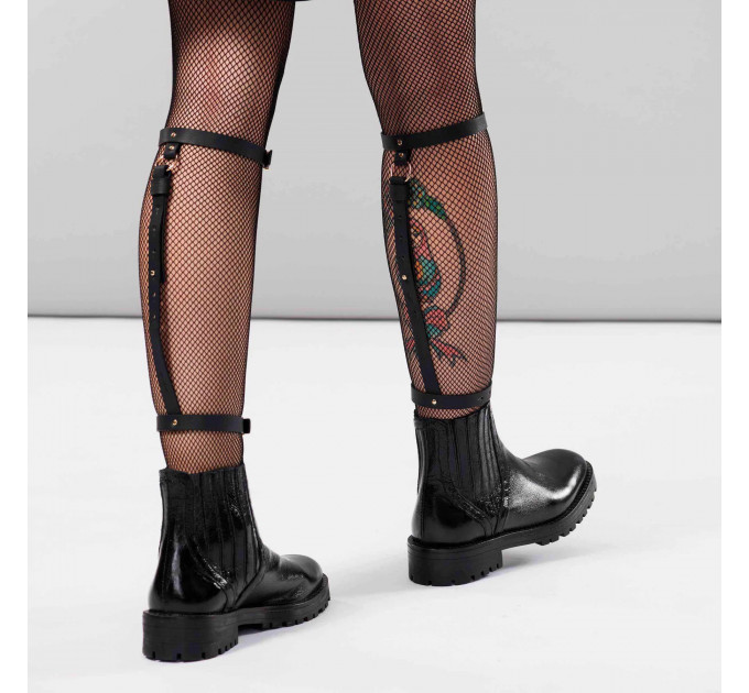 Гартеры для голеней Bijoux Indiscrets Maze Back Leg Garter