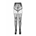 Колготки-бодистокинг, S-L черный Passion ECO S004