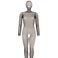 Комбинезон-маска с открытым доступом NO:XQSE Catsuit Maske черный, S-L
