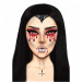 Маска вампіра зі страз Vampire Rhinestone Stick-On Jewels Leg Avenue