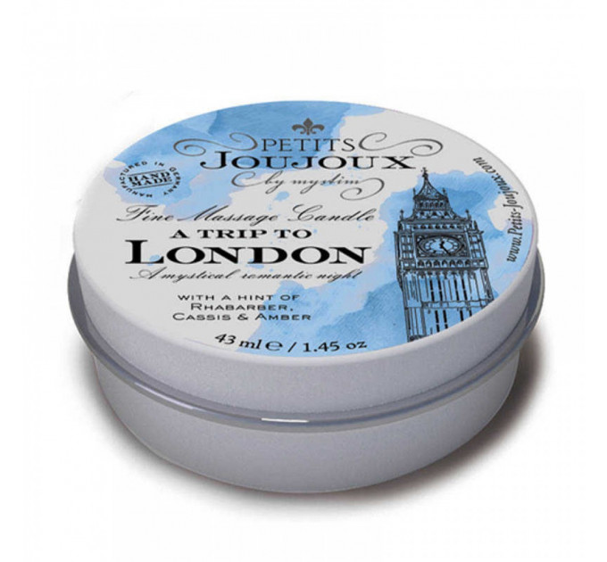 Масажна свічка Petits Joujoux, аромат London, 43 мл
