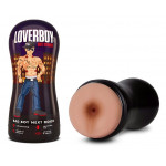 Мастурбатор анус Blush Coverboy Bad Boy у колбі, бежевий, 18.5 см