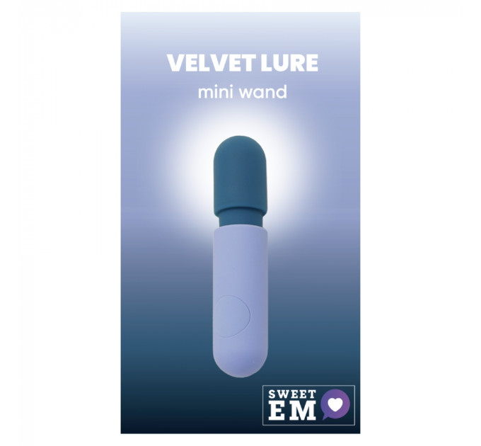 Мини-вибратор микрофон Sweet Em, 10 режимов, синий, 11.8 х 2.6 см