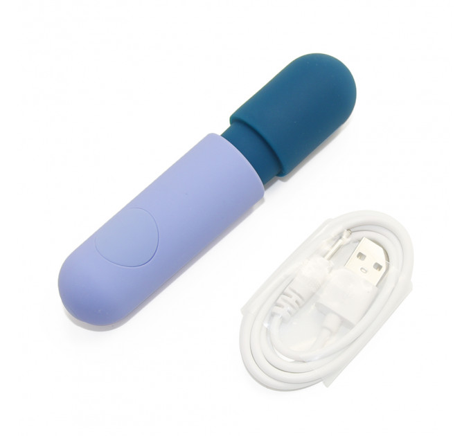 Міні-вібратор мікрофон Sweet Em, 10 режимів, синій, 11.8 х 2.6 см